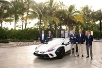 Lamborghini Huracan Sterrato bất ngờ xuất hiện tại World Cup 2022