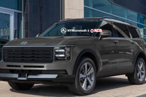 Hyundai Palisade 2025 bất ngờ lộ nội thất, nhiều chi tiết giống SantaFe mới