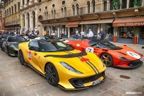 Dàn 124 siêu xe Ferrari triệu đô cực phẩm ở hành trình Cavalcade 2024