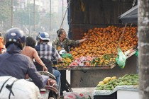 Hà Nội: Kinh doanh trái cây lấn chiếm vỉa hè, lòng đường 