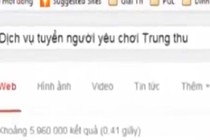 Rộ dịch vụ thuê người yêu đi chơi Trung thu