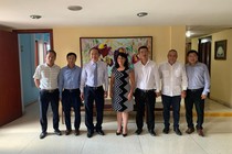 Bà Adianez Taboada, Thứ trưởng Bộ Khoa học, Công nghệ và Môi trường Cuba tiếp đoàn Công tác của Bộ Tài nguyên và Môi trường Việt Nam tại Havana ngày 08/9/2022