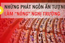 Những phát ngôn ấn tượng làm “nóng” nghị trường kỳ họp thứ 6 tuần qua