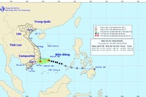 Bão số 1 đã suy yếu thành ATNĐ khi đi vào khu vực Trường Sa