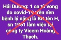 Bác tin đồn ca nhiễm ở Công ty Xi măng Hoàng Thạch tử vong