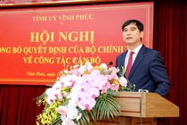 Tân Bí thư Tỉnh ủy Vĩnh Phúc cam kết gì khi nhận chức?