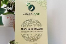 Trà giảm cân Slim Cường Anh bị cảnh báo, từng vướng nghi vấn chứa chất cấm?