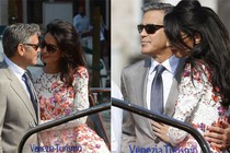 Vợ chồng George Clooney rạng rỡ sau ngày cưới