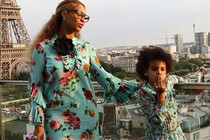 Mẹ con Beyonce - Blue Ivy thích diện đồ đôi