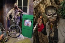 Halloween đi chơi nhà ma, cô gái gặp chuyện kinh hãi