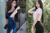 Mê đắm vẻ đẹp thiên thần của hot girl có phong cách gợi cảm