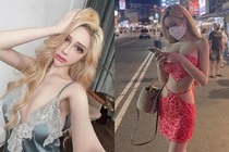 Đỏ mặt trước hot girl diện đồ cắt xẻ táo bạo khi dạo phố