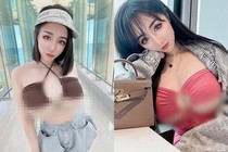 Đỏ mặt trước hot girl chuộng mốt áo bé xíu, mặc cũng như không