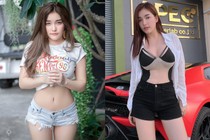 Khó rời mắt hot girl xinh đẹp chuộng đồ ngắn cũn khoe dáng nuột