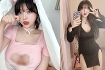 Ngượng chín mặt hot girl mặc hở táo bạo khoe vòng 1 lộ liễu 