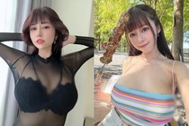 Diện đồ xuyên thấu bó sát, hot girl xinh đẹp khoe body siêu nuột