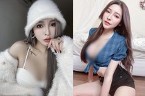 Đỏ mặt hot girl xinh đẹp mặc đồ o ép vòng một "ngộp thở"