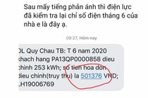 Dùng 500.000 đồng, hộ dân nhận hóa đơn tiền điện hơn 16 triệu