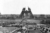 Bộ ảnh hé lộ quá trình xây dựng tháp Eiffel nổi tiếng nước Pháp