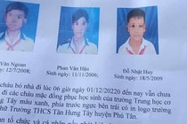 Ba bé trai từ 11-14 tuổi đạp xe hơn 300km lên TP HCM tìm cha mẹ