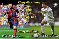 Ảnh chế UEFA Champions League: Messi gọi nhưng Ronaldo chưa trả lời