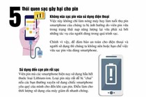 Những sai lầm cơ bản khi sạc pin dễ làm hỏng điện thoại