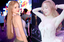 “Búp bê DJ” đẹp nhất Việt Nam quẩy cực sung trong show ở Campuchia