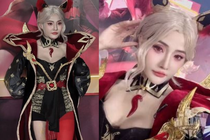 Nữ tuyển thủ Liên Quân mới debut cosplay tướng Liliana cực quyến rũ