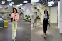 Danh tính cô gái lương 5 triệu nhưng đi làm mặc như fashionista