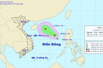 Áp thấp cách quần đảo Hoàng Sa khoảng 470km về phía Đông