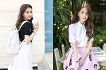 "Nữ hoàng nội y" Ngọc Trinh mặc xì tin đẹp thôi miên