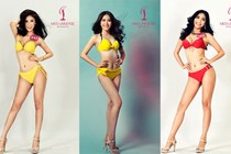 “Chết mê” ngắm thí sinh Hoa hậu Hoàn vũ VN diện bikini