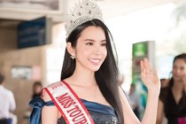 Huỳnh Vy rạng rỡ trở về sau đăng quang Miss Tourism Queen Worldwide 