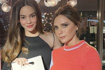 Hồ Ngọc Hà sang chảnh khi chung khung hình với Victoria Beckham