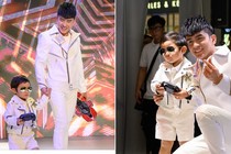 Con trai Đan Trường mặc sành điệu diễn catwalk cùng bố 