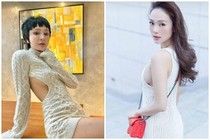 Minh Hằng, Hiền Hồ suýt hớ hênh vì váy len body hiểm hóc