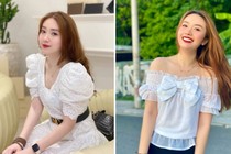 "Con gái" NSND Trung Hiếu mặc trẻ trung, nóng bỏng khác xa trên phim