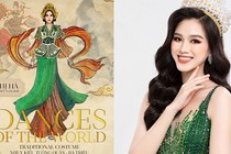 Cận bản thiết kế trang phục ấn tượng Đỗ Thị Hà thi Miss World