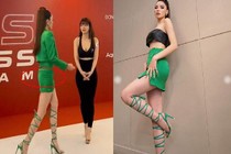 Hoa hậu Kỳ Duyên lộ vòng 3 thẳng đuột khác xa hình tự đăng