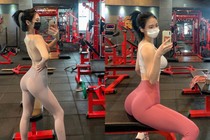 Hot girl phòng gym sở hữu thân hình đồng hồ cát siêu thực