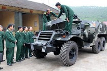 Quân khu 2 nghiệm thu nâng cấp xe thiết giáp BTR-152