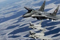 Tiêm kích MiG-29 sát cánh Typhoon tuần tra vùng Baltic