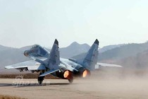 Mãn nhãn chiến đấu cơ MiG-29, Su-25 Triều Tiên tập trận