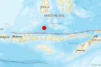 Indonesia lại rung chuyển vì động đất, tâm chấn cách Lombok 500km