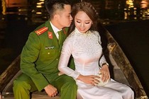 Cô gái Thanh Hóa cưới luôn chàng công an từng “tuýt còi” mình