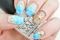 Những mẫu nail biển cả cực sành điệu cho cô nàng đi biển ngày hè