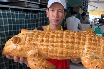 Bánh mì cá sấu khổng lồ có gì đặc biệt mà gây sốt mạng xã hội?