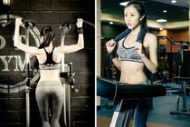 “Nữ hoàng phòng gym” xứ Trung khoe vóc dáng nóng bỏng ở phòng tập