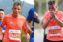 Người đàn ông gây sốt khi vừa hút thuốc lá vừa thi chạy marathon