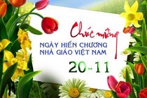 Thiệp chúc mừng 20/11 đẹp và ý nghĩa nhất